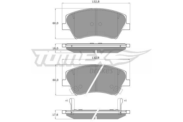 TOMEX BRAKES Jarrupala, levyjarru TX 18-68